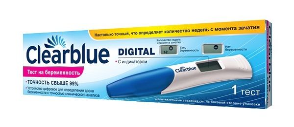 Тест для определения срока беременности Clearblue цифровой 81639467