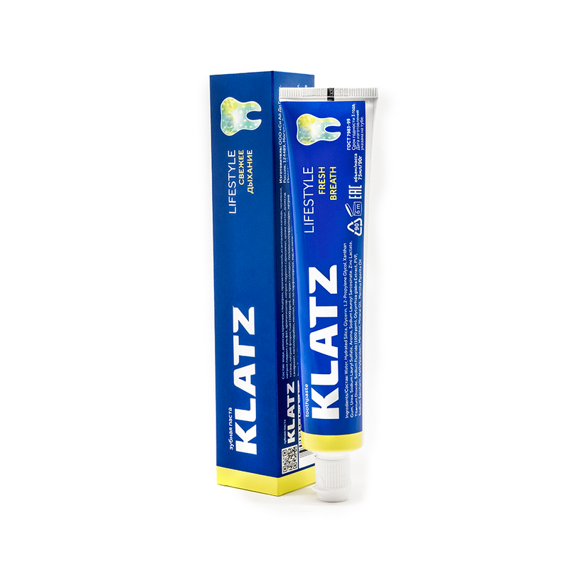 фото упаковки Klatz Lifestyle Зубная паста Свежее дыхание