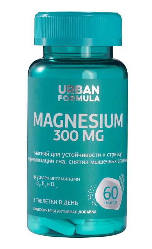 фото упаковки Urban Formula Magnesium Магний В6 Форте