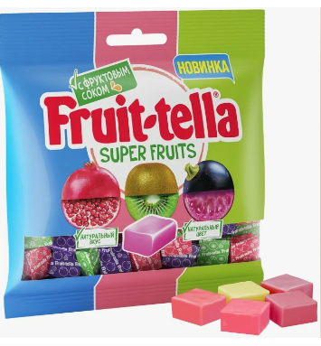 фото упаковки Fruittella Конфеты жевательные суперфрукты