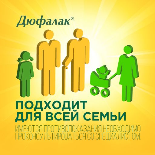 Дюфалак, 667 мг/мл, сироп, 200 мл, 1 шт.