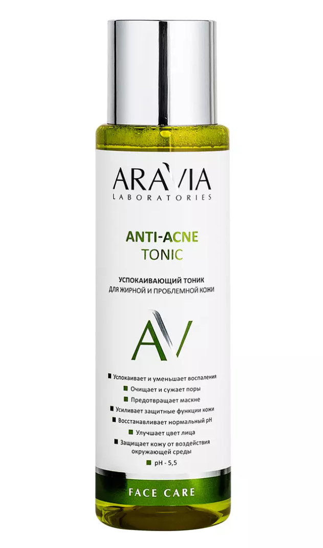 фото упаковки Aravia Laboratories Anti-Acne Успокаивающий тоник