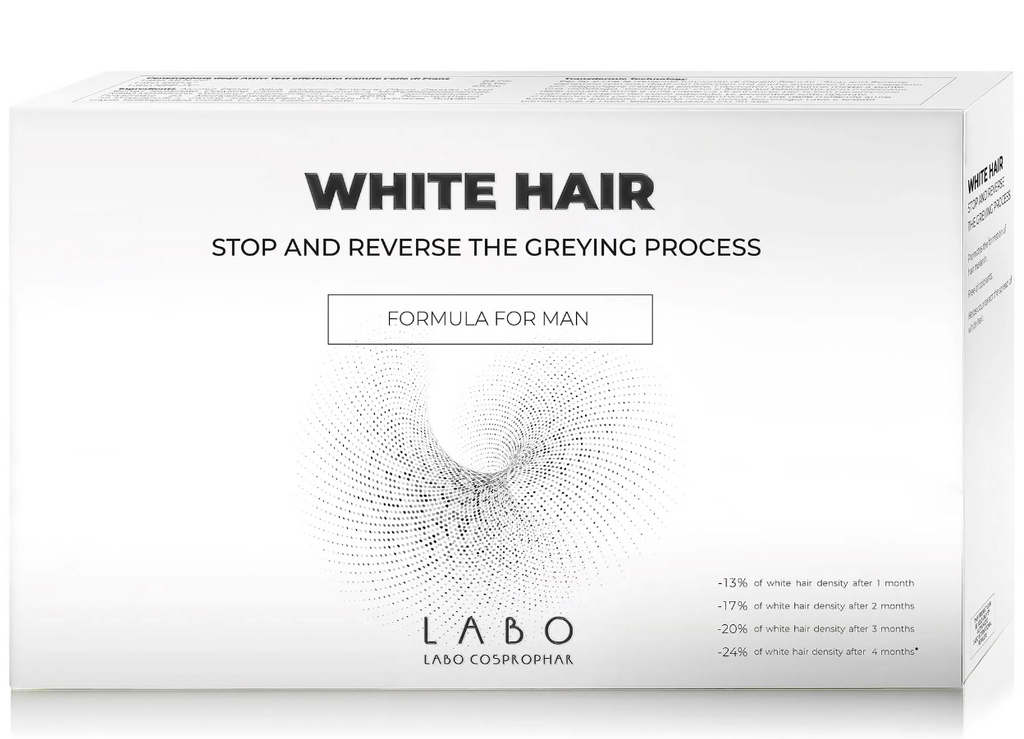 фото упаковки White Hair Лосьон для приостановки процесса поседения