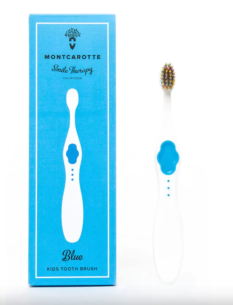 фото упаковки Montcarotte Щетка зубная голубая 
