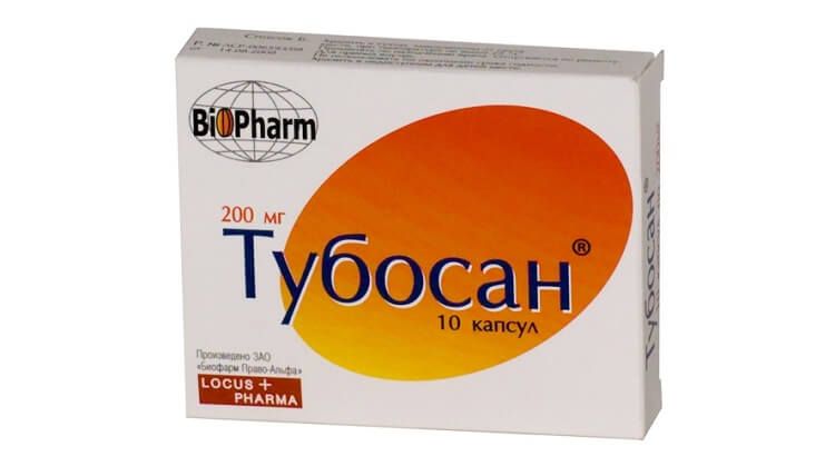 Тубосан, 200 мг, капсулы, 10 шт.  по цене от 4841 руб в Санкт .