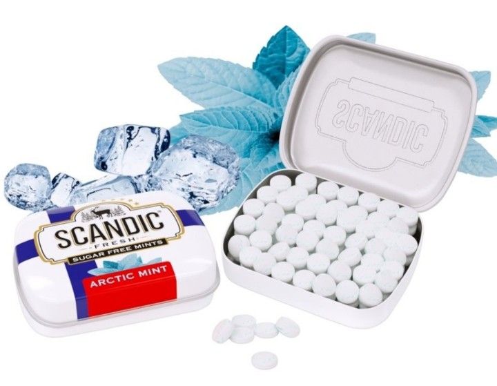 Scandic Конфеты без сахара, конфеты, Арктическая мята, 1 шт.