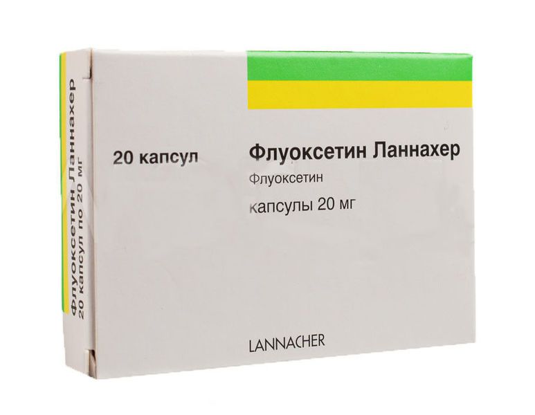 Флуоксетин Ланнахер, 20 мг, капсулы, 20 шт.  по цене от 120 руб в .