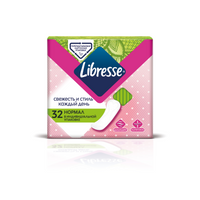 Libresse Dailyfresh normal ежедневные прокладки, прокладки ежедневные, 32 шт.