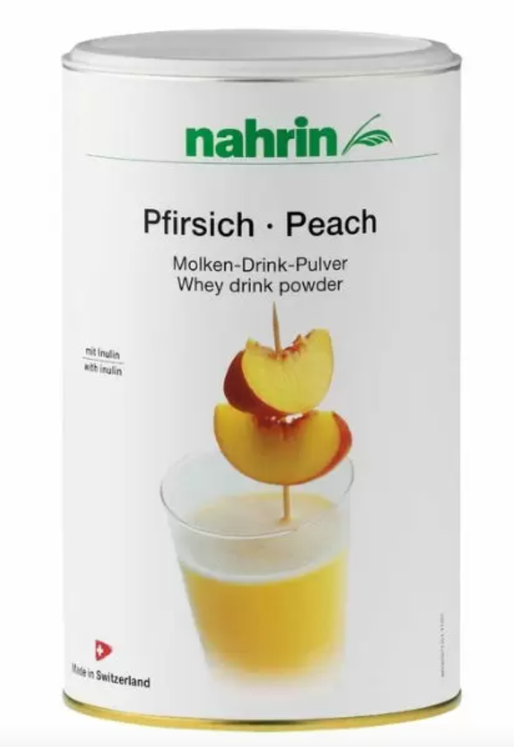 фото упаковки Nahrin Молочная сыворотка с персиком