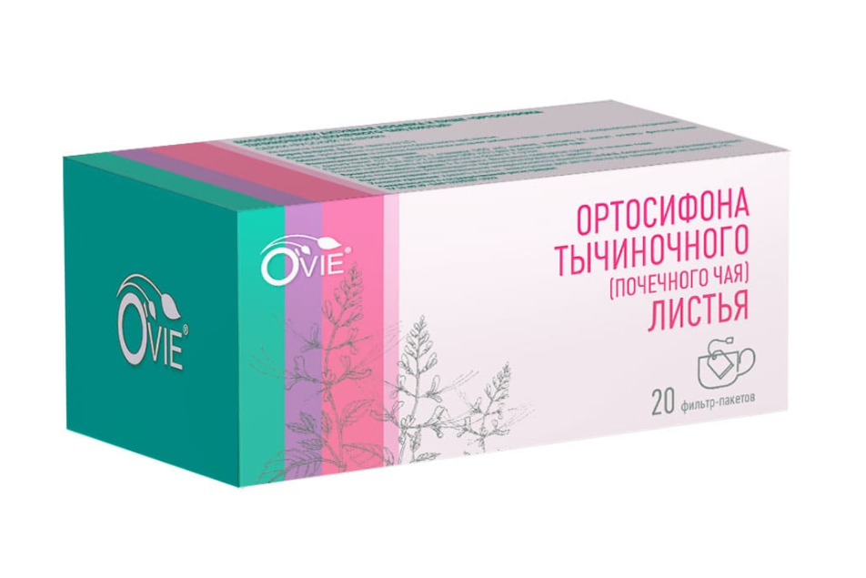 фото упаковки Ovie Ортосифона тычиночного листья
