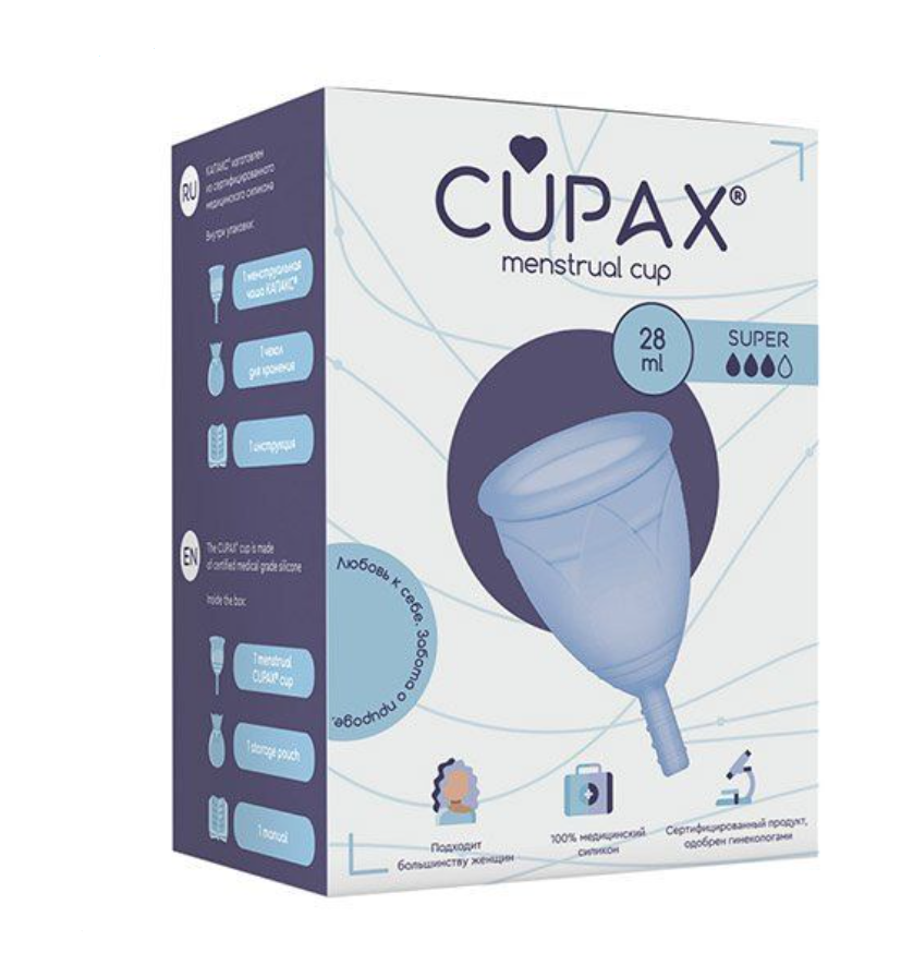 фото упаковки Менструальная чаша Cupax Super