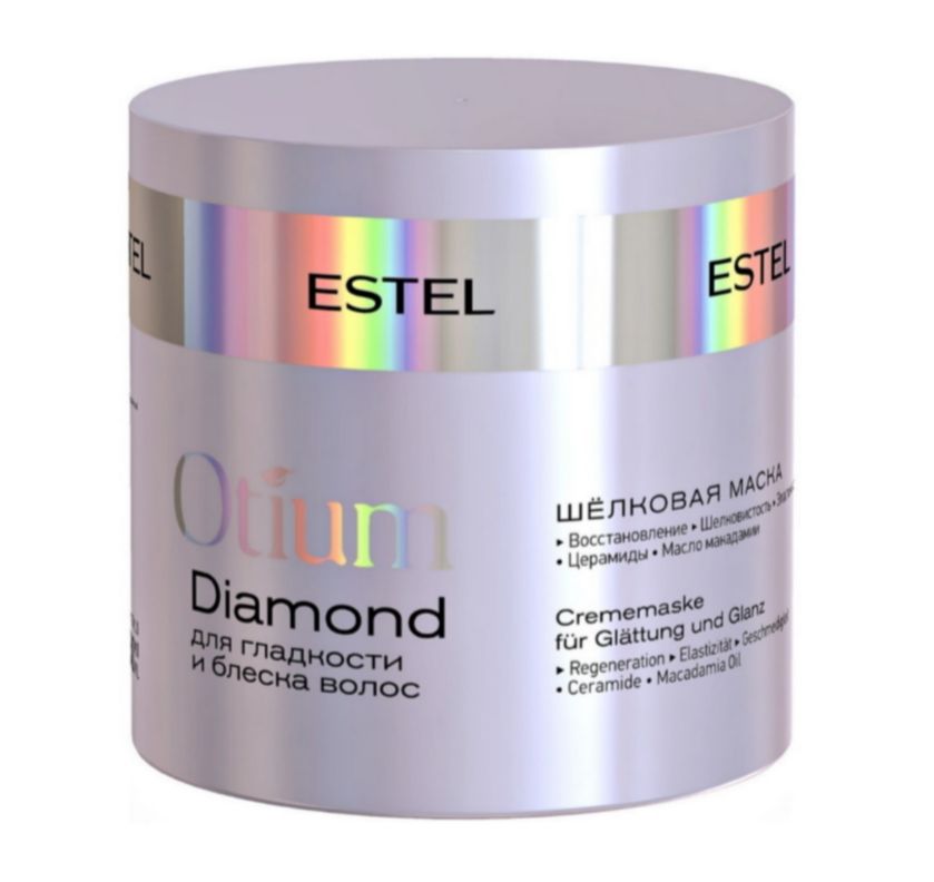 фото упаковки Estel Otium Diamond Шелковая маска для гладкости и блеска волос