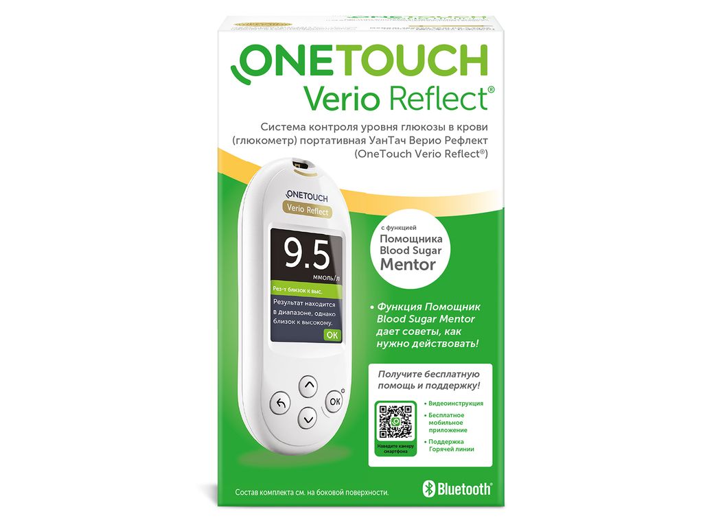 OneTouch Verio Reflect Глюкометр, 1 шт.
