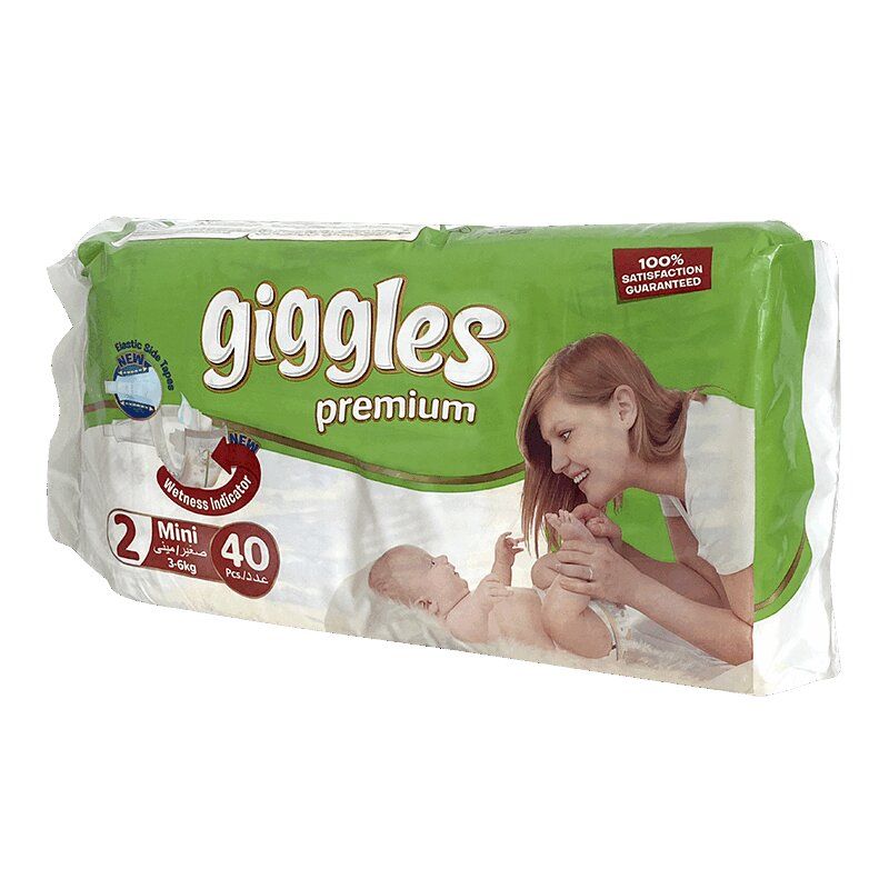 фото упаковки Giggles Premium Twin Mini Подгузники детские