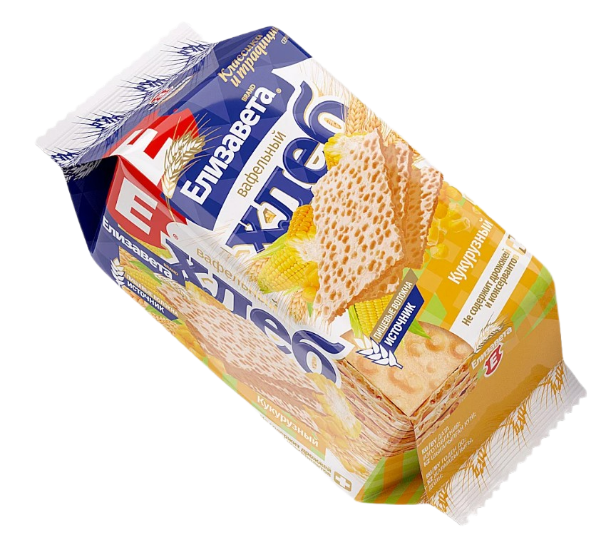 фото упаковки Елизавета Хлебцы вафельные кукурузные