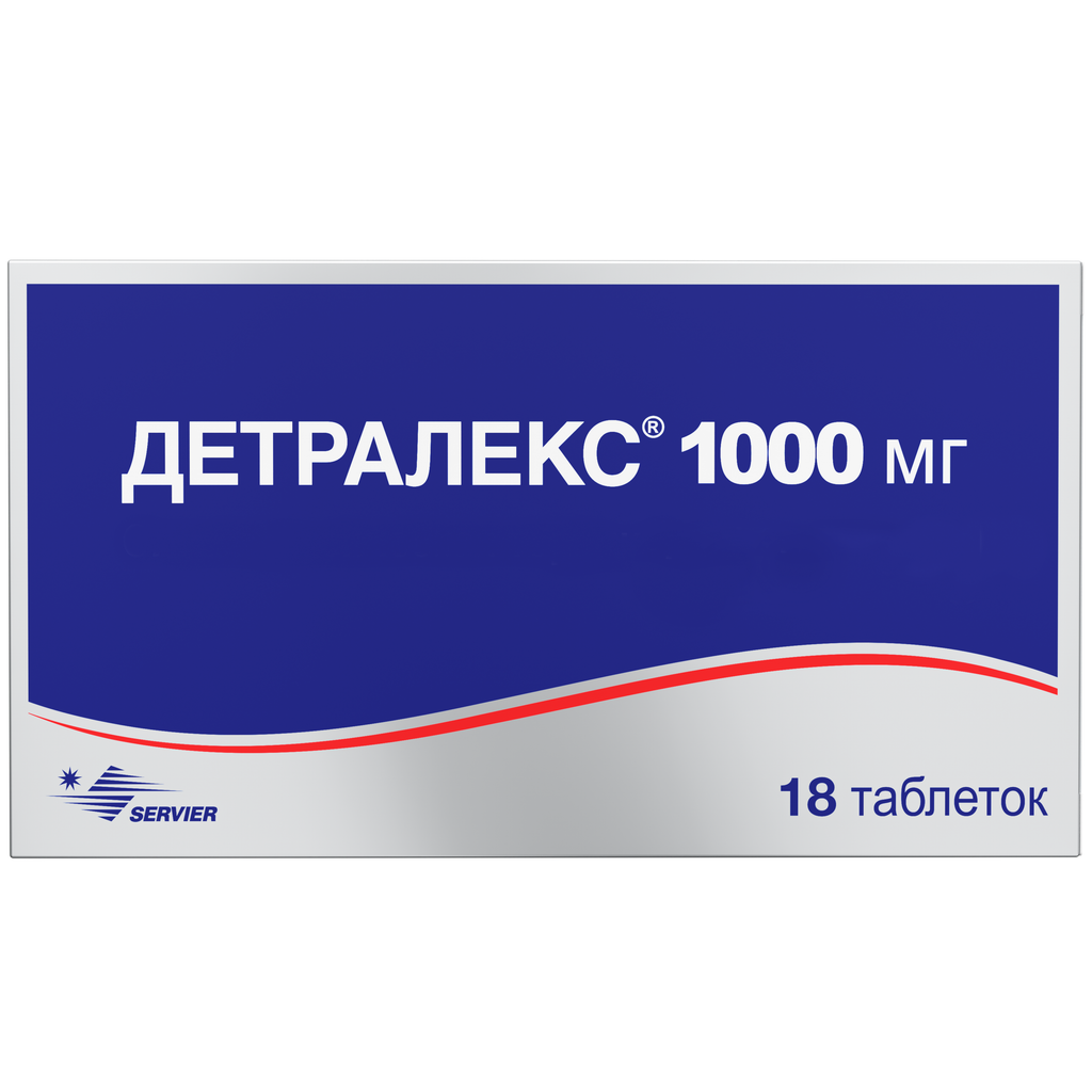 Детралекс №18, 1000 мг, таблетки, покрытые пленочной оболочкой, 18 шт.  купить по цене от 928 руб в Санкт-Петербурге, заказать с доставкой в  аптеку, инструкция по применению, отзывы, аналоги, Servier