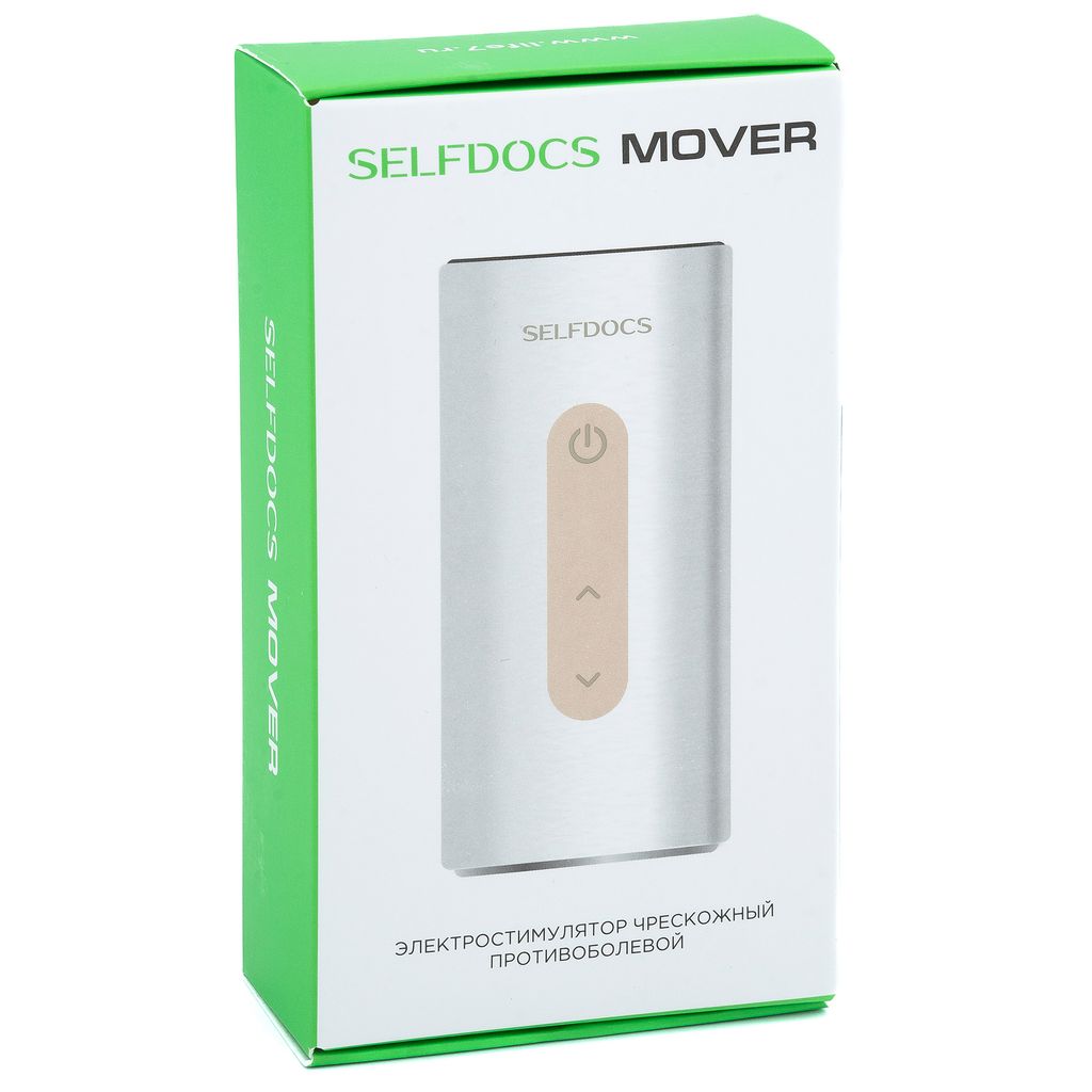 фото упаковки Selfdocs Mover Электростимулятор чрескожный противоболевой, аппарат физиотерапевтический, 1 шт. фото упаковки Selfdocs Mover Электростимулятор чрескожный противоболевой