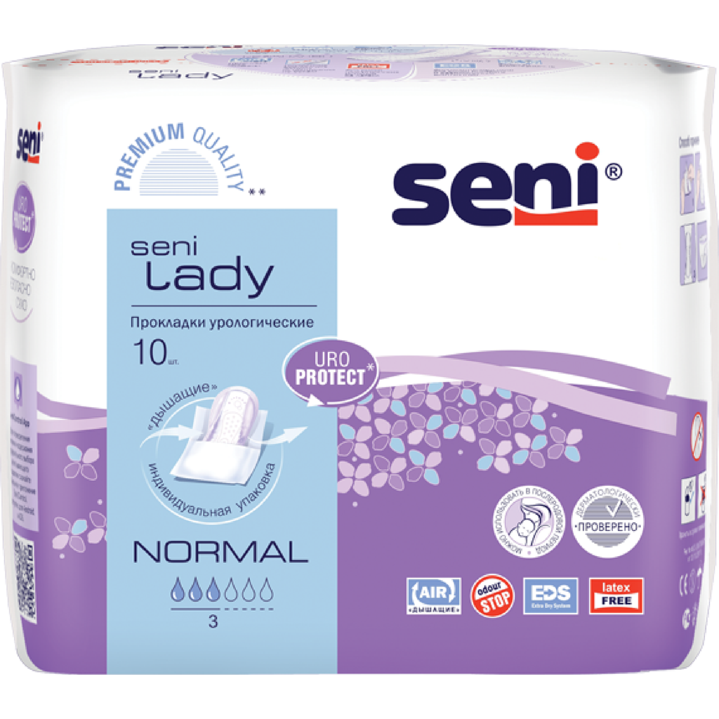 фото упаковки Seni Lady Normal прокладки урологические