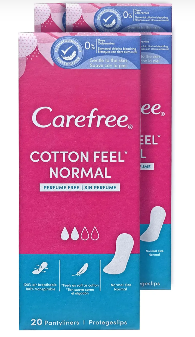 фото упаковки Carefree Cotton Feel Normal прокладки ежедневные