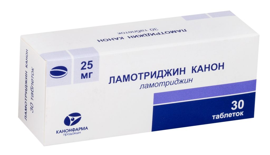 Ламотриджин Канон, 25 мг, таблетки, 30 шт.  по цене от 271 руб в .