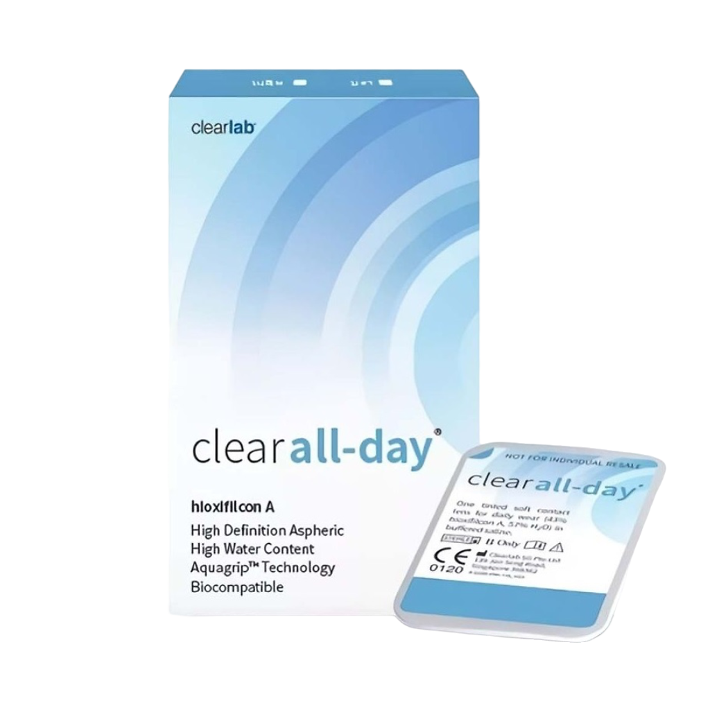 ClearLab Clear All-Day Линзы контактные, BC=8.6 d=14.2, D(-1.75), 6 шт.