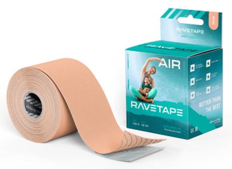 фото упаковки RaveTape Air Бинт кинезио-тейп