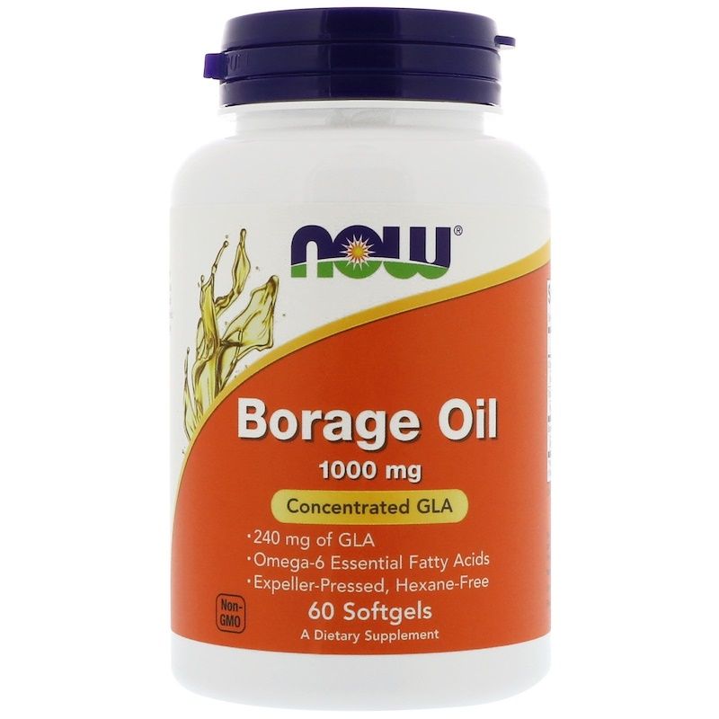 фото упаковки NOW Borage Oil Масло бурачника (огуречника)