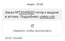 Заказ оформлен днем 09.10.2023 с условием доставки - 1 день. Уведомление (СМС) о поступлении заказа в аптеку  пришло 10.10.2023 в 23.42 ч.  (Аптека Невис - Трефолева ул, 15, СПб (Магазин Дикси) часы работы = 10:00-22:00 Пн-Вс) Следовательно нарушен срок доставки. Очень обидно! Учитывая , что это статины... пропустила один день приема. Думаю нужно указывать реальный срок доставки!!!