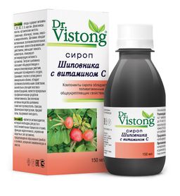 Сироп шиповника с витамином С Dr. Vistong