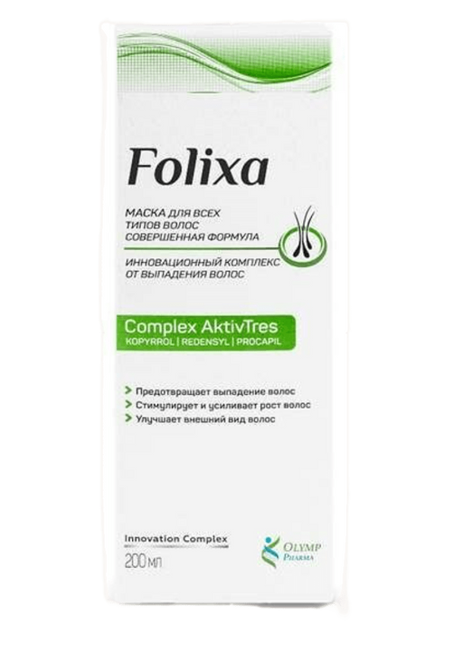 Folixa Маска для всех типов волос, маска, для всех типов волос, 200 мл, 1 шт.