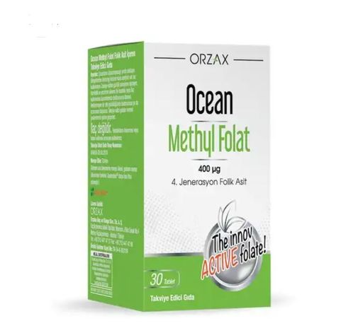 Orzax Ocean Метил Фолат, таблетки, 30 шт.