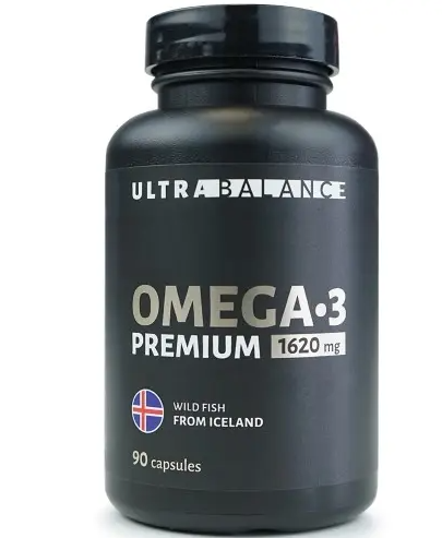 Ultrabalance Омега-3 жирные кислоты высокой концентрации, 1620 мг, капсулы, 90 шт.