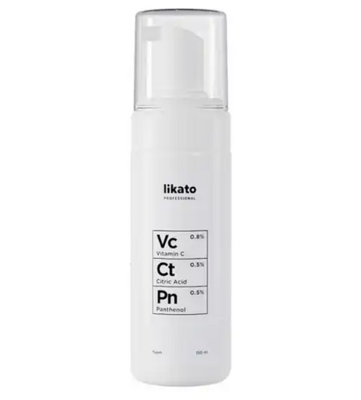 Likato professional Пенка для умывания, пенка, с витамином С, пантенолом и лимонной кислотой, 150 мл, 1 шт.