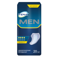 Tena Men вкладыши урологические уровень 2, прокладки урологические, medium, 20 шт.