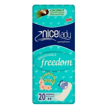 Nicelady Normal Fresh Прокладки женские гигиенические, 2 капли, прокладки ежедневные, 20 шт.