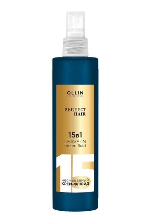 Ollin Prof Perfect Hair Крем-флюид для волос несмываемый 15 в 1, спрей, 250 мл, 1 шт.