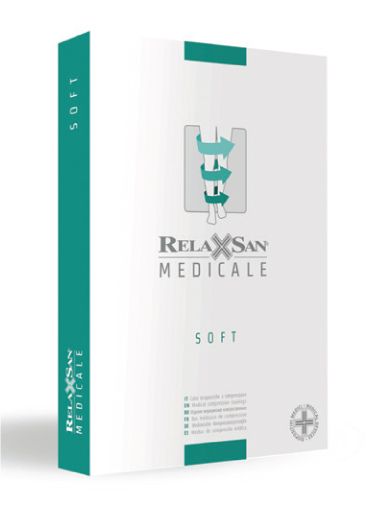 Relaxsan Medicale Soft Чулки с микрофиброй 2 класс компрессии, р. 5, арт. M2170 (23-32 mm Hg), черного цвета, на резинке, пара, 1 шт.