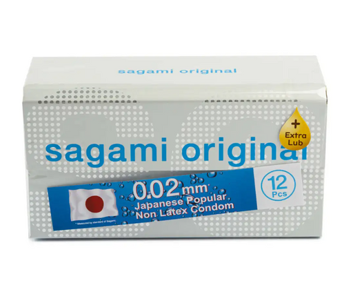 Sagami Original 0.02 Extra Lub Презервативы, 12 шт.