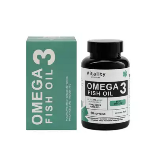 Vitality Омега-3, 950 мг, капсулы, 60 шт.