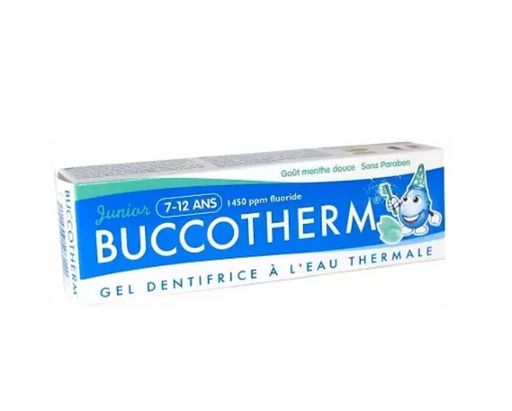 Buccotherm Зубная паста-гель для детей 7-12 лет вкус мята, паста, с термальной водой, 50 мл, 1 шт.