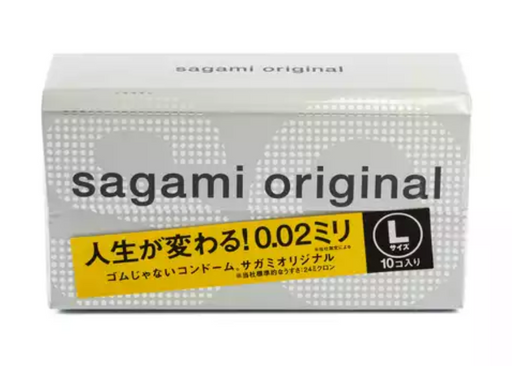 Sagami Original 0.02 Презервативы полиуретановые, L, 10 шт.