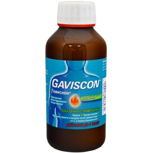 Гевискон, суспензия для приема внутрь, с мятным вкусом, 300 мл, 1 шт.