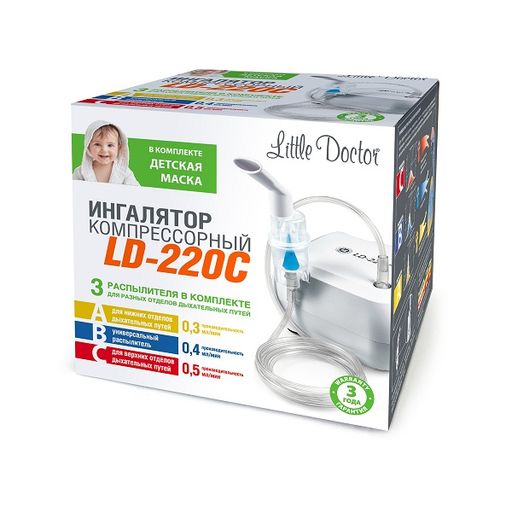 Ингалятор компрессорный Little Doctor LD-220C, 1 шт.