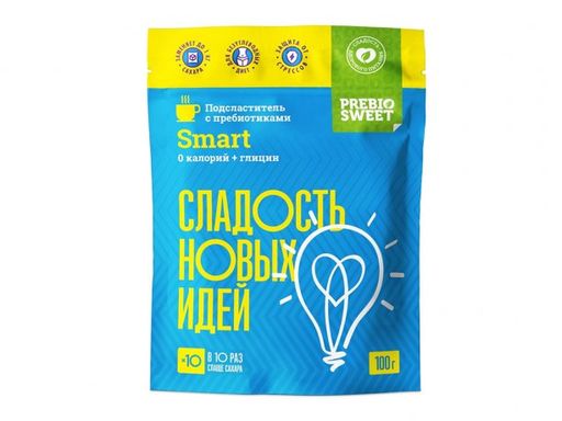 Пребиосвит Смарт Подсластитель с пребиотиками, 100 г, 1 шт.