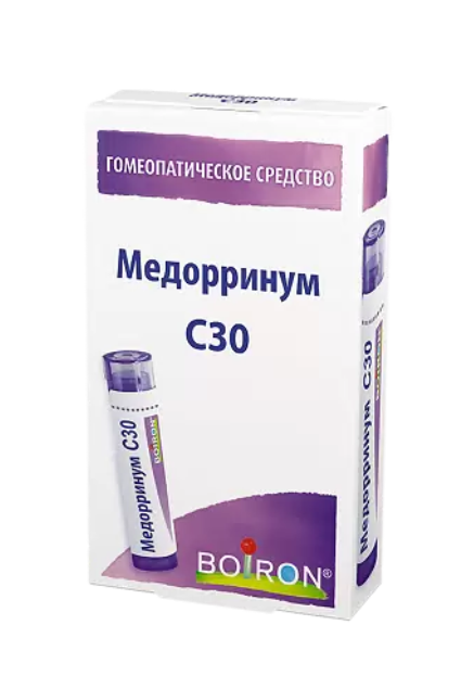 Медорринум C30, гранулы гомеопатические, 4 г, 1 шт.