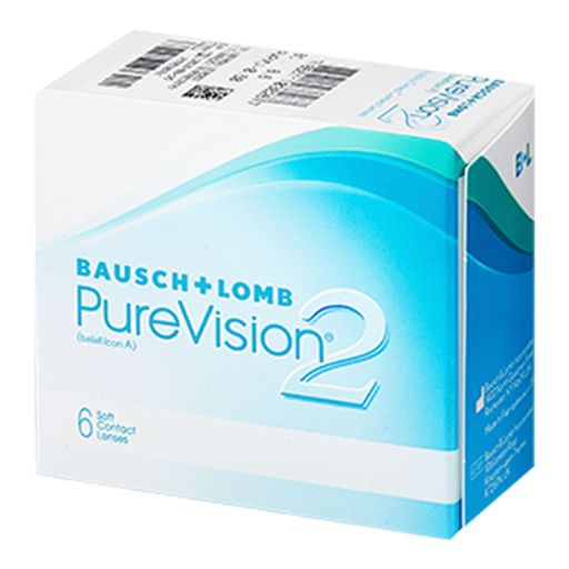 Bausch&Lomb PureVision 2 Контактные линзы плановой замены, BC=8.6 d=14.0, D(-3.50), 6 шт.