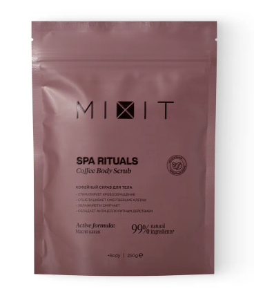 Mixit Spa Rituals Скраб для тела Кофейный, скраб, 250 г, 1 шт.