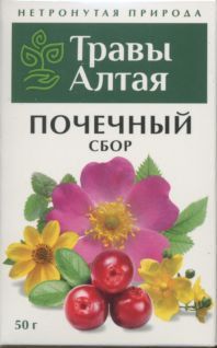 Травы Алтая Почечный сбор, сырье растительное, 50 г, 1 шт.