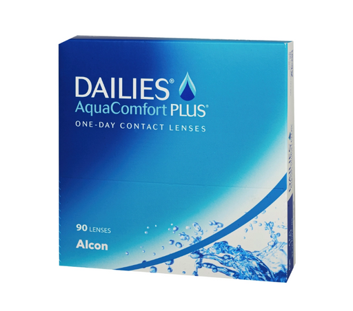 Alcon Dailies AquaComfort Plus контактные линзы однодневные, BC=8.7 d=14.0, D(-1.25), 90 шт.