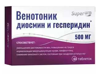 SuperUm Венотоник, таблетки, 60 шт.